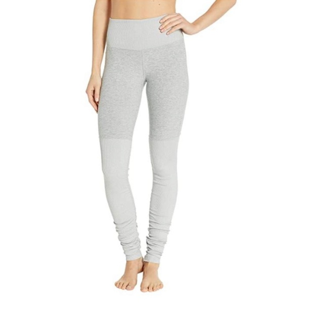 Alo Yoga Women's Gray High-Waist Goddess Legging Alosoft Performance size XS